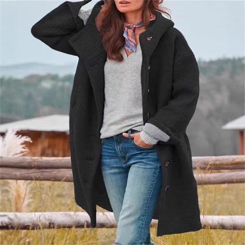 🧥Women’s Casual Hooded Lapel Windbreaker