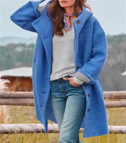 🧥Women’s Casual Hooded Lapel Windbreaker