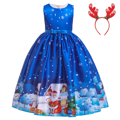 Girls’ Christmas Princess Dress