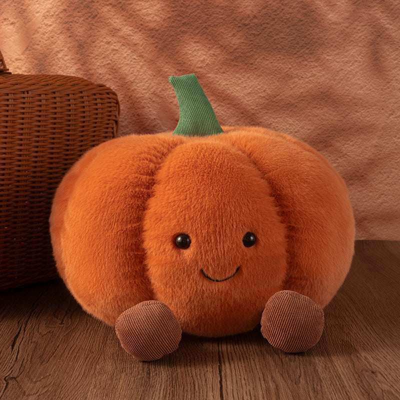 🎃Coussin peluche citrouille d'Halloween🧸
