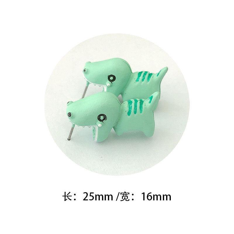 🦖Boucles d'oreilles mignonnes Dinosaure et Crocodile