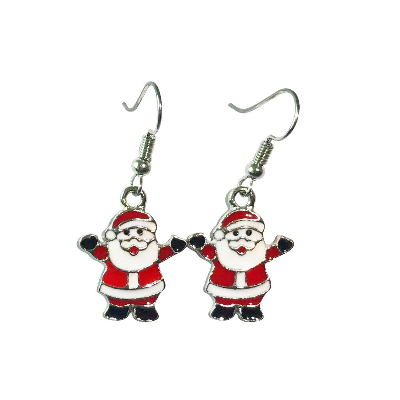 Christmas-themed alloy earrings