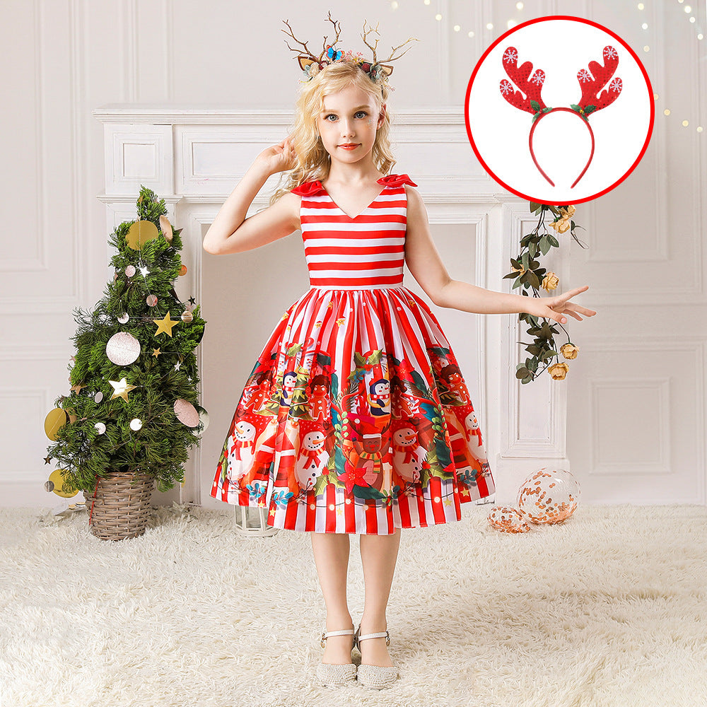Girls’ Christmas Princess Dress