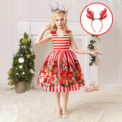 Girls’ Christmas Princess Dress
