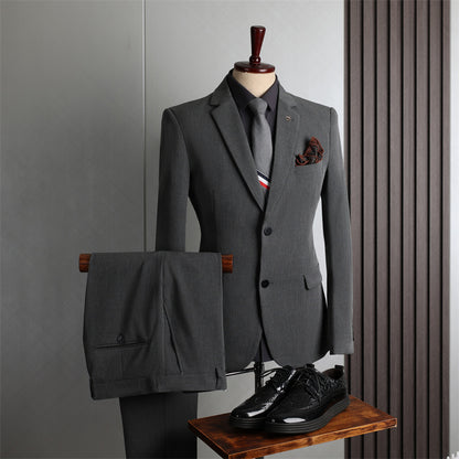Men’s Large Size Suits – All-Season Casual Business & Slim Fit Wedding / Groomsmen Styles