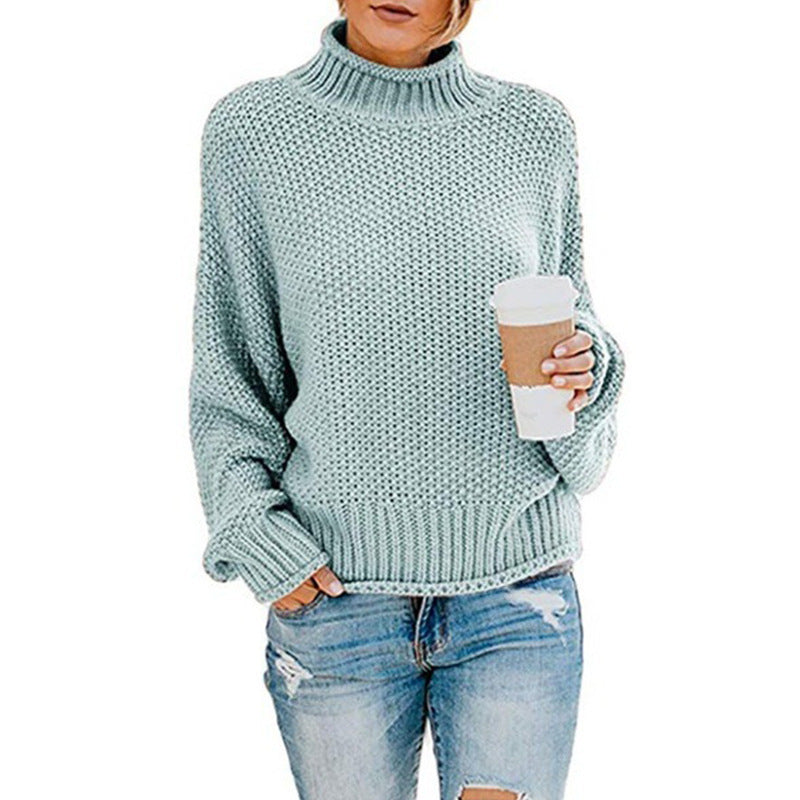 Women's Turtleneck Knit Sweater