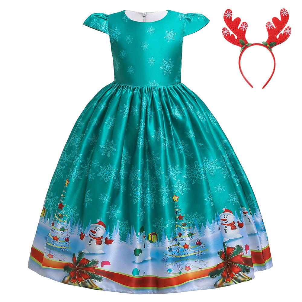 Girls’ Christmas Princess Dress