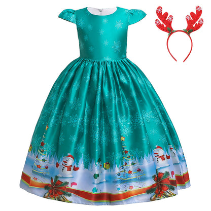 Girls’ Christmas Princess Dress