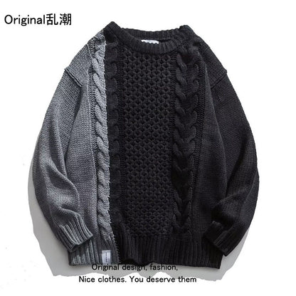 Color-Block Couple Sweater