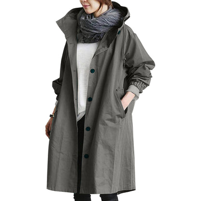 🧥Women’s Autumn Windbreaker – Medium / Long, Waist Design