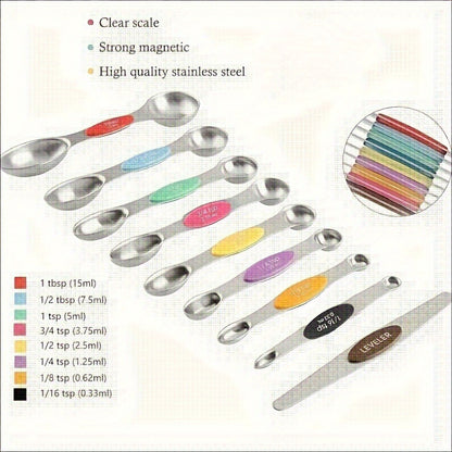 23-Piece Stainless Steel Measuring Set