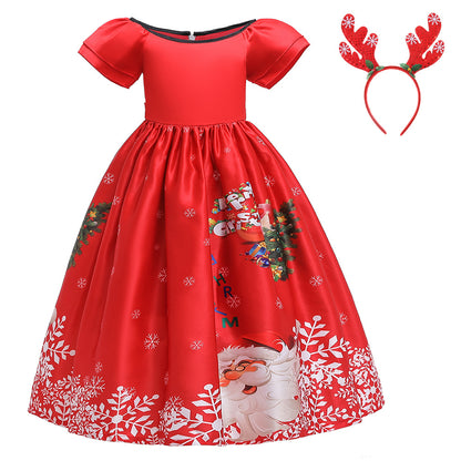 Girls’ Christmas Princess Dress