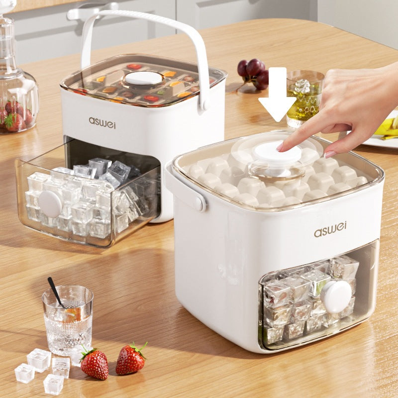 🧊Press‑Type Ice Cube Maker🍧