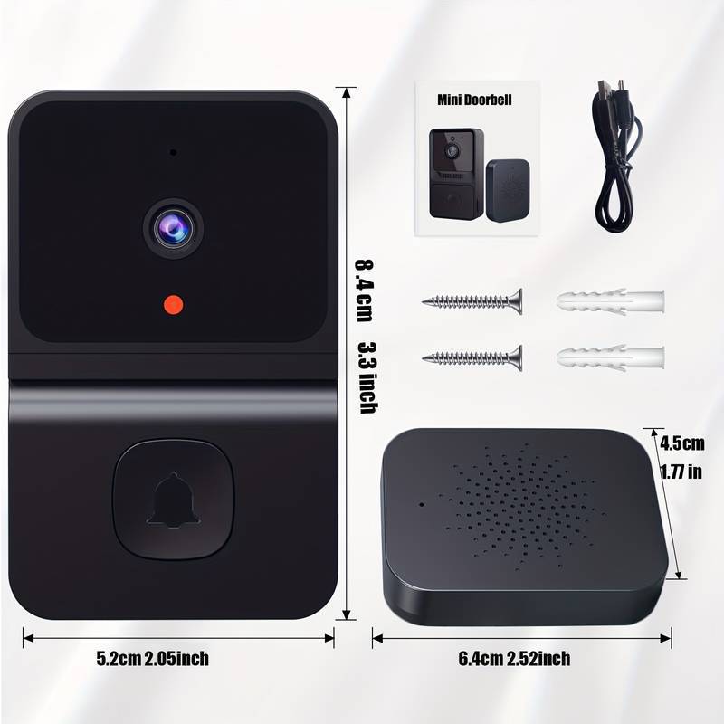 Smart WiFi Video Doorbell – Wireless Two-Way Intercom for Smart Homes