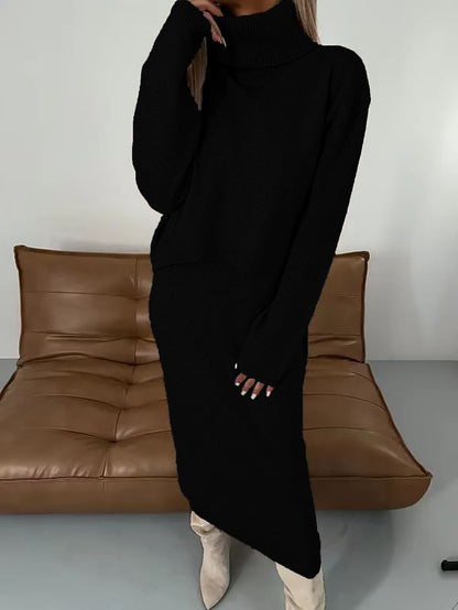 Autumn / Winter Knitted Sweater Dress Set