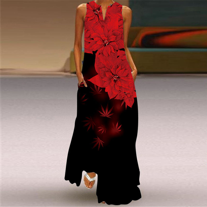 🌸Retro Printed Long Dress