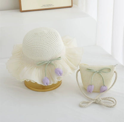 Children's Summer Straw Sun Hat
