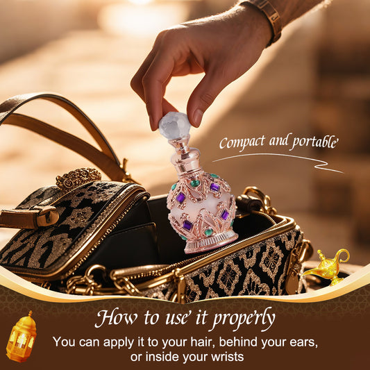 Non‑Alcoholic Perfume – Fresh Floral Fruit Essential Oil, Long‑Lasting