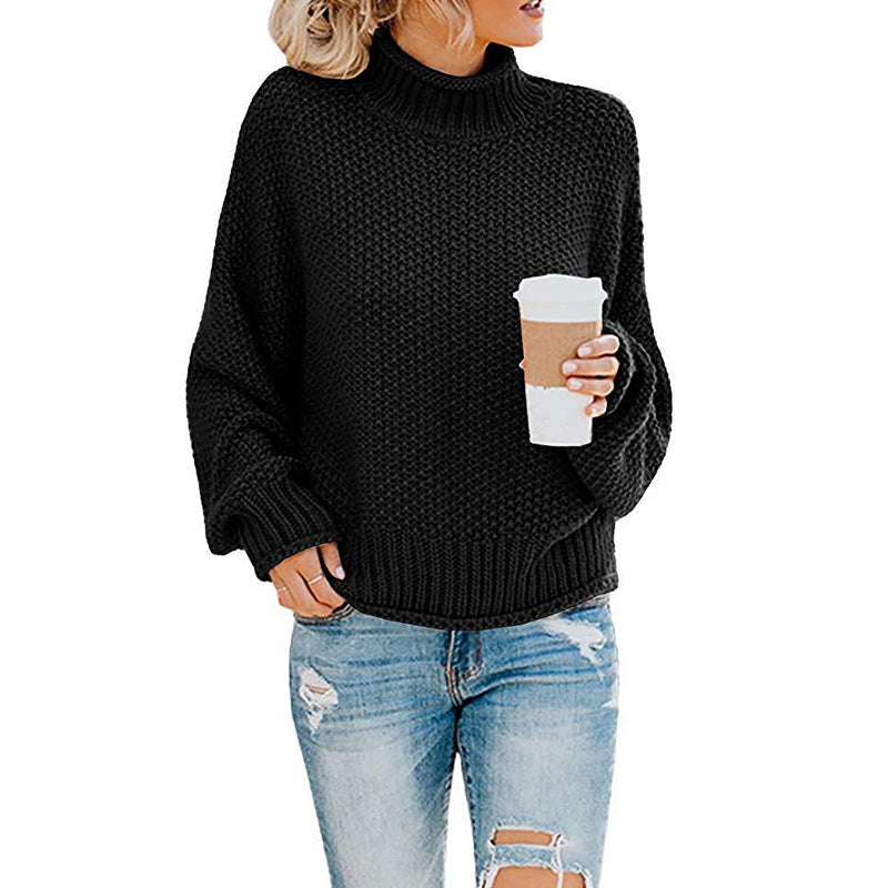 Women's Turtleneck Knit Sweater
