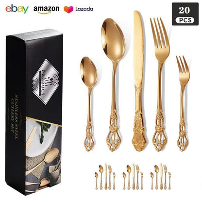 Royal Court 24-Piece Stainless Steel Western Cutlery Gift Set