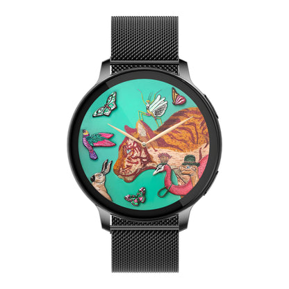 S53 Smart Watch – 1.39" round HD screen, Bluetooth calling, pedometer, multi-sports modes, and weather updates