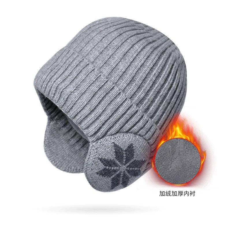 Men's ultra-thick winter wool hat