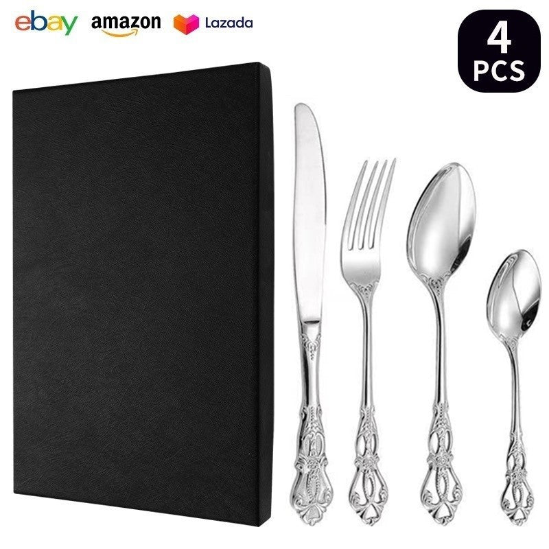 Royal Court 24-Piece Stainless Steel Western Cutlery Gift Set