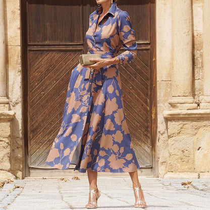Printed Midi Dress