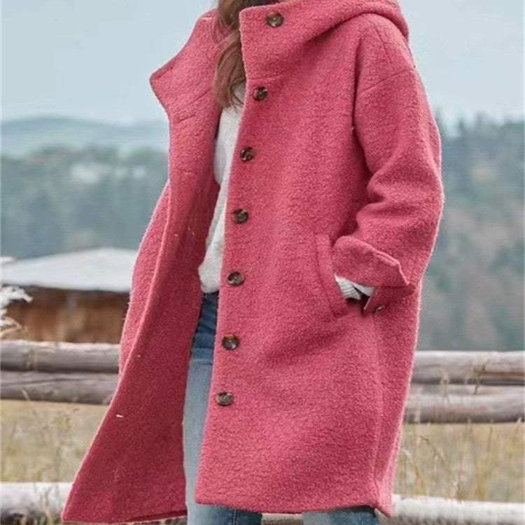 🧥Women’s Casual Hooded Lapel Windbreaker