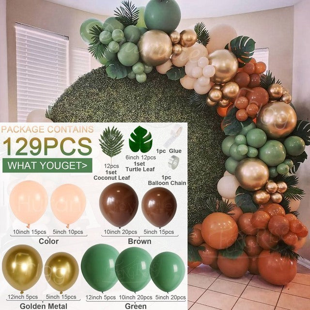 Metallic Balloon Decoration Set