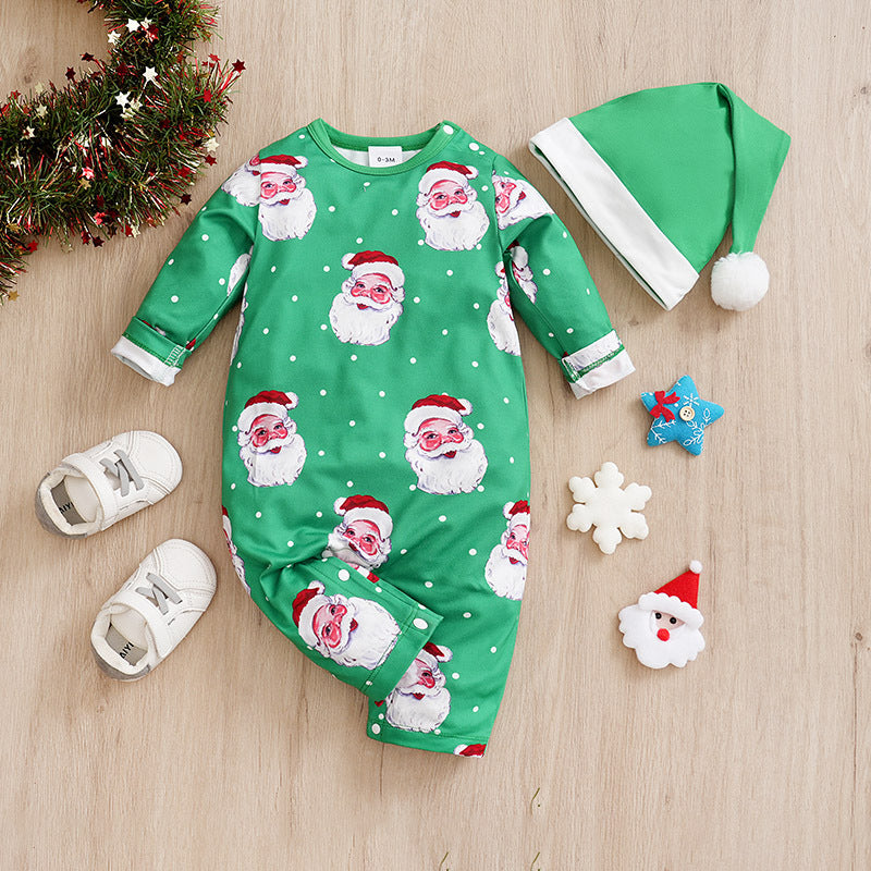 Christmas Cotton Baby Jumpsuit
