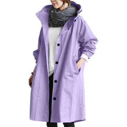 🧥Women’s Autumn Windbreaker – Medium / Long, Waist Design