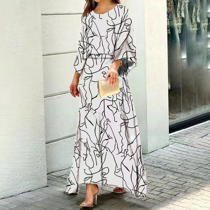 👗Ensemble jupe élégant à imprimé pour femme