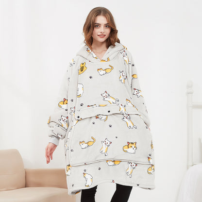 USB Heated Hooded Blanket