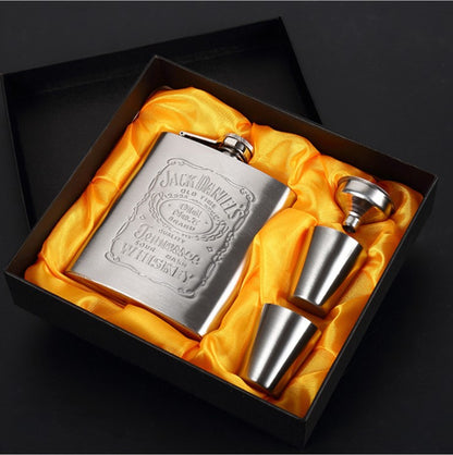 Coffret cadeau de bouteille de vin en acier inoxydable