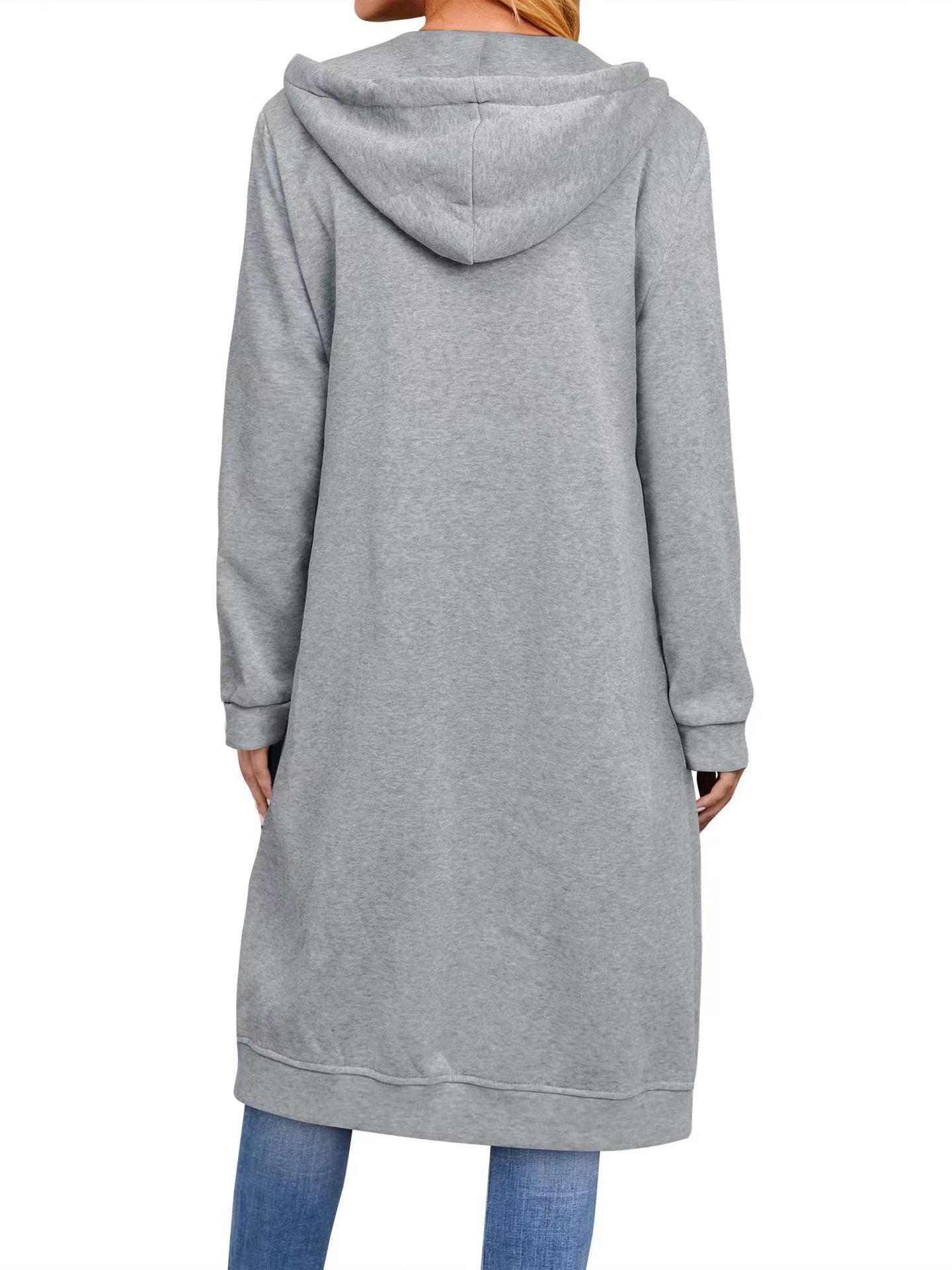 🧥Women’s Plus Velvet Loose Sweater Jacket – Autumn / Winter Casual Style