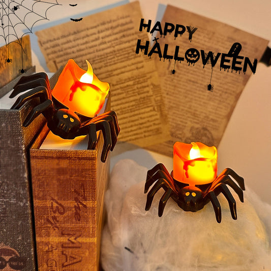 Halloween LED Spider Candle Light