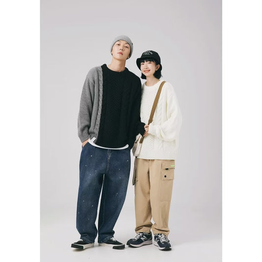 Color-Block Couple Sweater