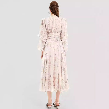 STRAPLESS ORGANZA FAIRY EVENING DRESS