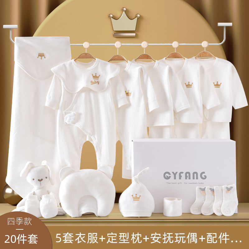 Coffret cadeau pour bébé – Vêtements et accessoires pour nouveau-né (toutes saisons)