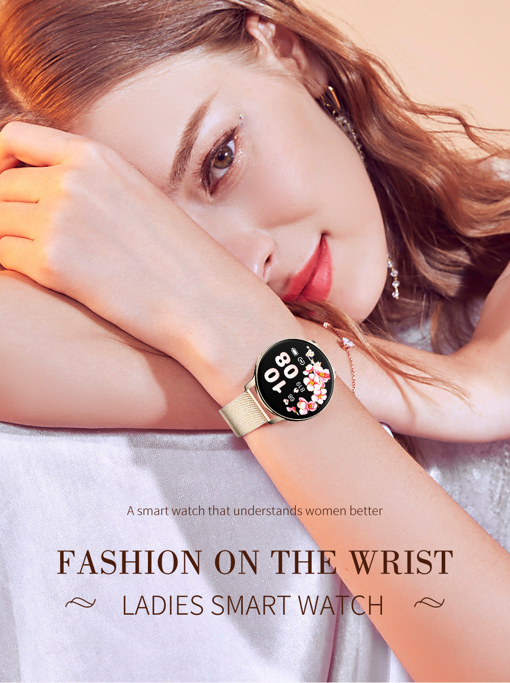 S53 Smart Watch – 1.39" round HD screen, Bluetooth calling, pedometer, multi-sports modes, and weather updates