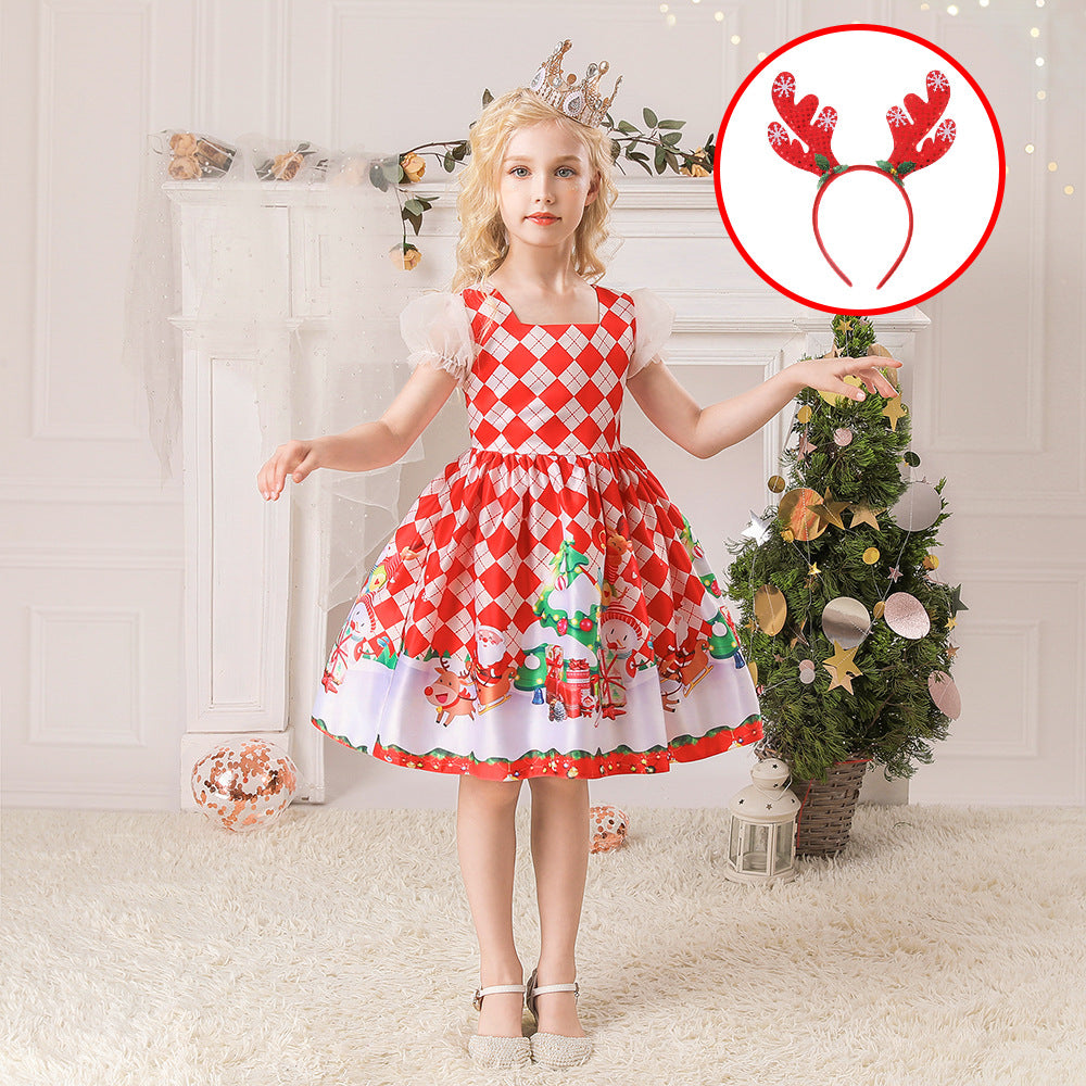 Girls’ Christmas Princess Dress