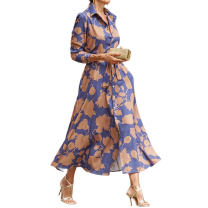 Printed Midi Dress