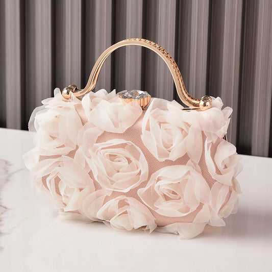 Luxury Floral Evening Bag — Bridal & Party Style