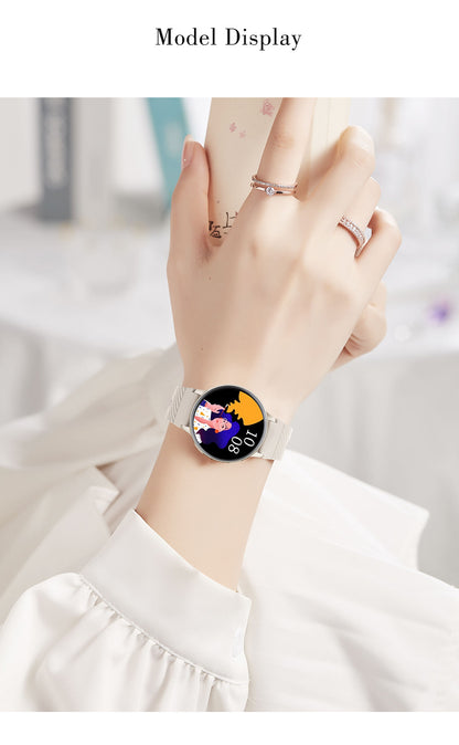 S53 Smart Watch – 1.39" round HD screen, Bluetooth calling, pedometer, multi-sports modes, and weather updates