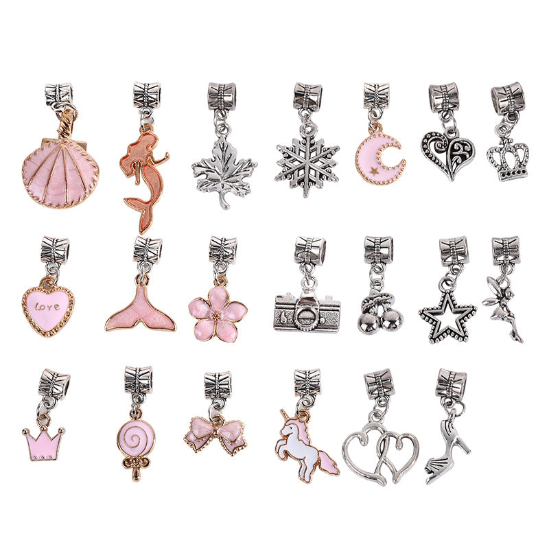 DIY-Schmuckgeschenkbox für Kinder – Set mit Kristall-Schlangenknochen-Armband