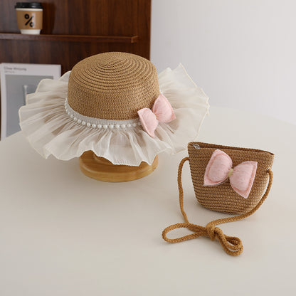 Children's Summer Straw Sun Hat