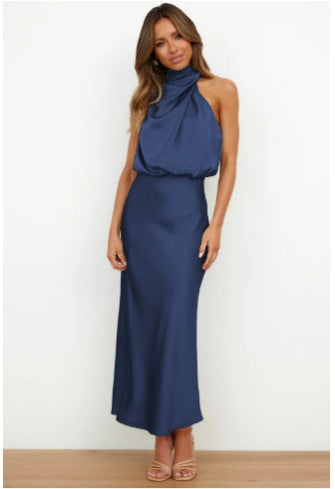 🌸Elegant Satin Sleeveless Dress