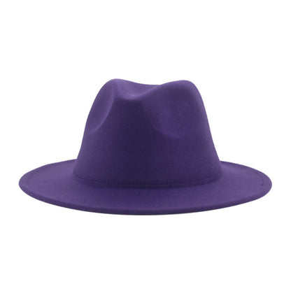 Retro Wool Felt Jazz Hat