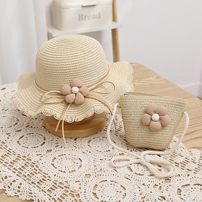 Children's Summer Straw Sun Hat